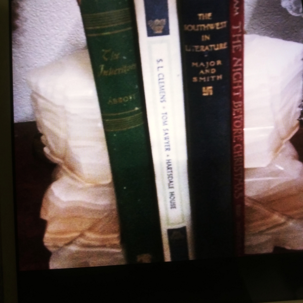 Vintage onyx aztec bookends